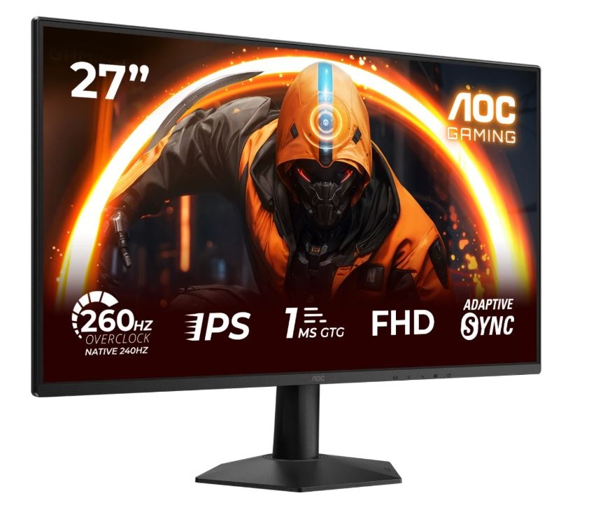 Монитор 27" AOC 27G50Z, 16:9, IPS, FHD, 1ms, 300cd, 260Hz, HDMI, DP