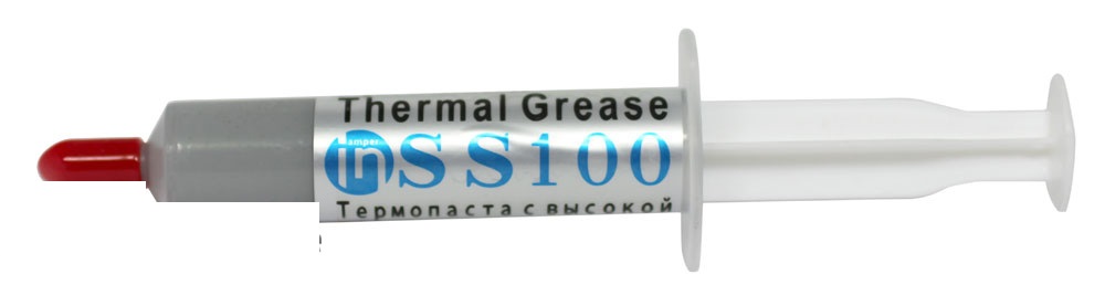 015740 Термопаста Amperin SS100 (шприц) (3g,8.5Вт/м•К) серый