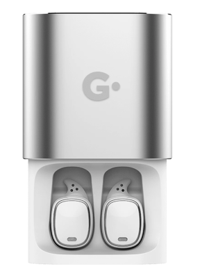 Беспроводные BLUETOOTH наушники GEOZON TWS G-Sound Cube (silver) 