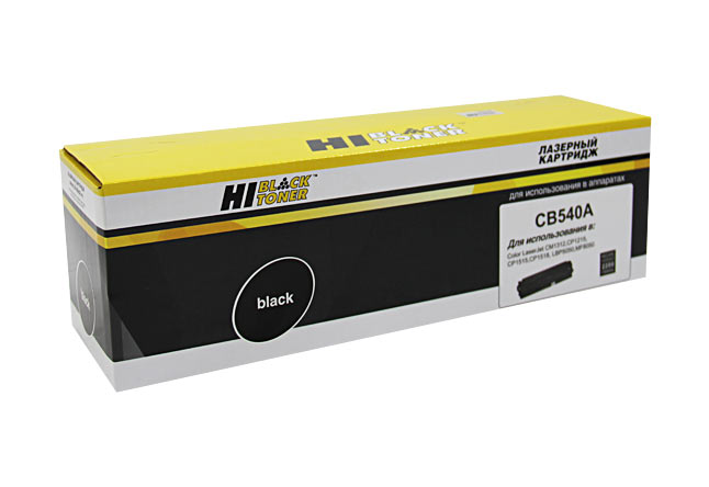 Картридж Hi-Black HP CB540A для HP CLJ CM1300/CM1312/CP1210/CP1215, Bk, 2,2K