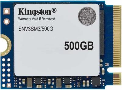 Диск SSD M.2 2230 500GB Kingston NV3 <SNV3SM3/500G> (PCI-E 4.0 x4,NVMe)для ноутбука