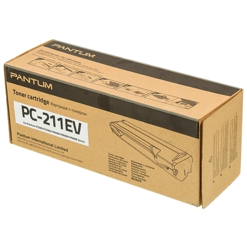 Картридж NetProduct Pantum PC-211EV для Pantum P2200/P2207/P2507/P2500W/M6500/6550/6607, 1,6К