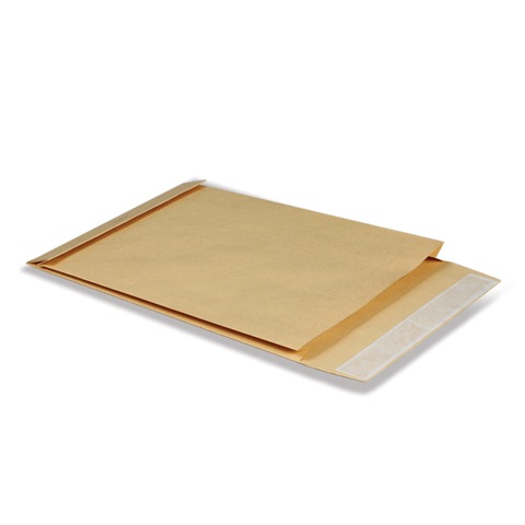 Конверт-пакет объемный (229х324х40мм) из крафт бумаги с отр.полосой, на 250 листов,121739