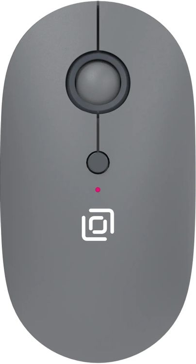 Мышь Oklick 409MW графитовый оптическая (1600dpi) silent беспроводная USB (3but)