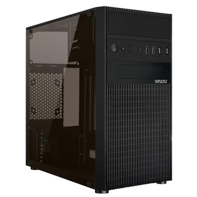 Корпус mATX MiniTower Ginzzu D250  Window