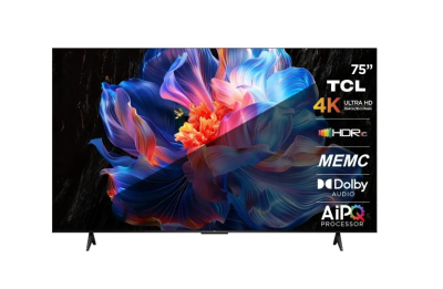 Телевизор 75" TCL 75P6K Smart черный/4K Ultra HD/DVB-T/60Hz/DVB-T2/DVB-C/DVB-S/DVB-S2/WiFi
