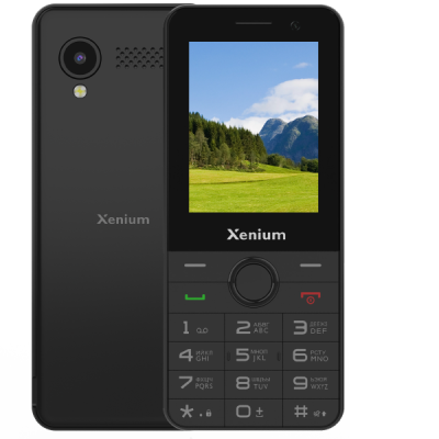 Сотовый телефон Xenium X900 черный(4G,1*SIM, 2,4",320х240,mSD до 32Gb,0.3+0.3 Мп,1700 мАч,FM,Type-C)