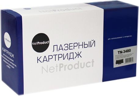 Картридж NetProduct Brother TN-3480 для Brother HL-L5000D/5100DN/5200DW, 8K