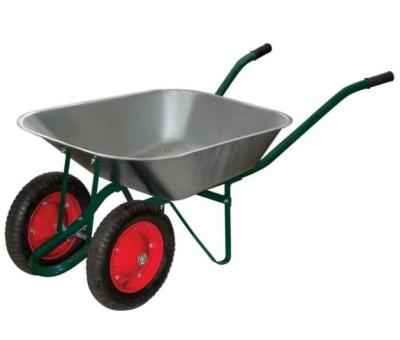 Тачка садовая Park WB 4107-2 в т/у (оцинк., 150кг, 65л., пневмат.2x колеса тип2 330мм)