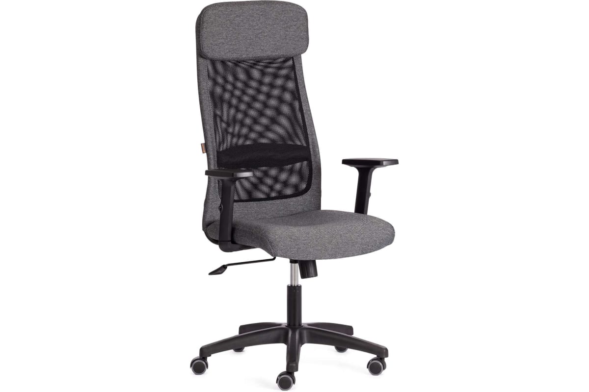 Кресло TETCHAIR PROFIT PLT ткань, серый/черный, 207/W-11