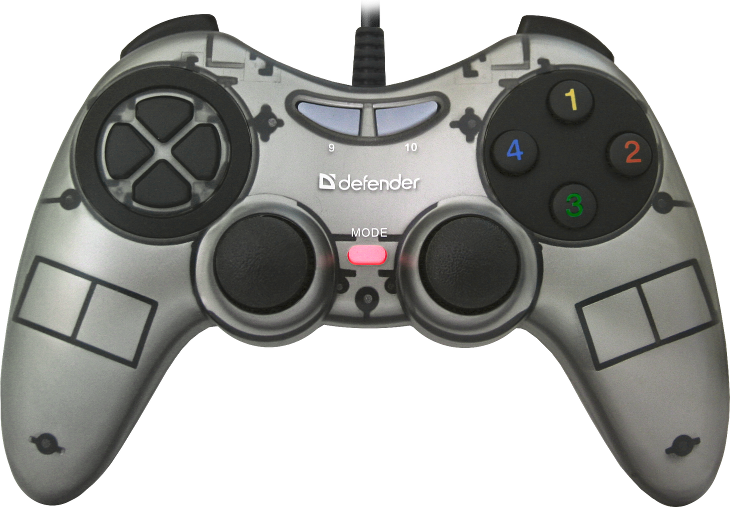 Джойстик DEFENDER Zoom USB Xinput, 10 кнопок, 2 стика