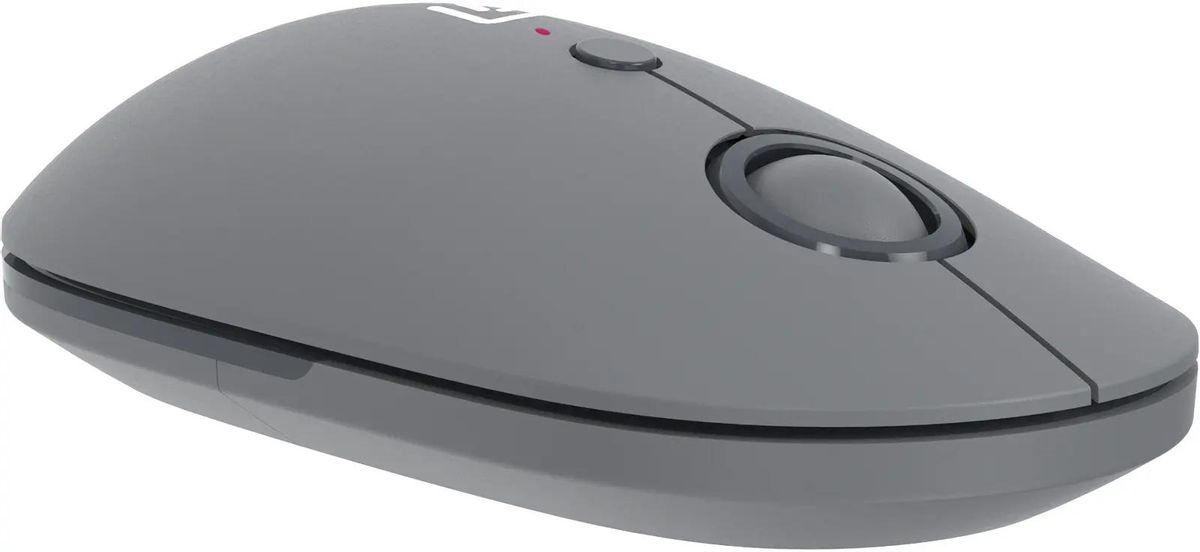 Мышь Oklick 409MW графитовый оптическая (1600dpi) silent беспроводная USB (3but)