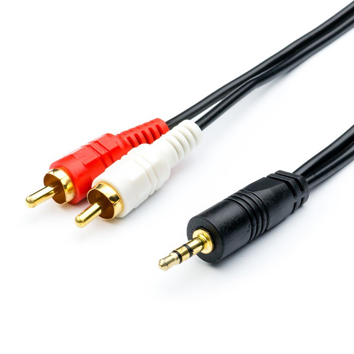 Кабель miniJack3,5 - > 2 RCA (тюльпан) 15m