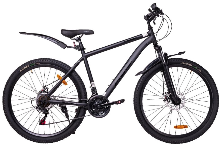 Велосипед ACID F 700 D (27,5" 21ск. рост. 19") BlackFlat/Black