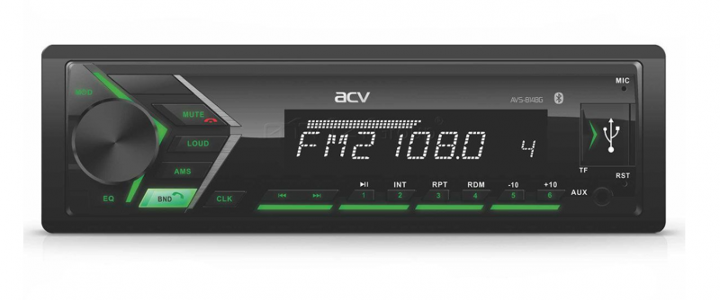 Автомагнитола ACV AVS-814BB 1DIN 4x50Вт