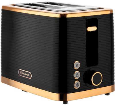 Тостер Brayer BR2112 930 Вт, 7 реж, автодогр, размор, отмена, автоотключ,2 тоста одновр, съем.подд