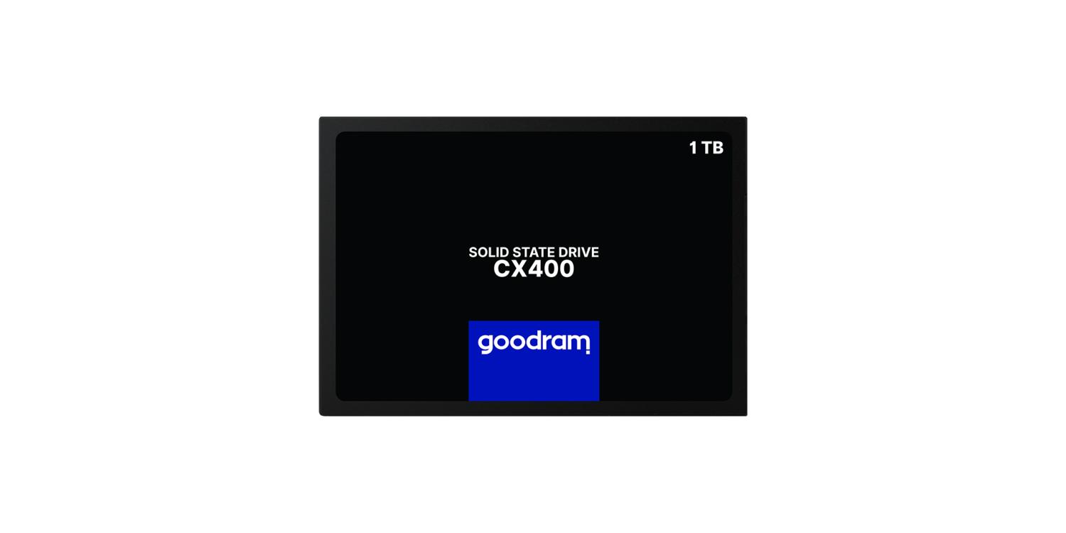 Диск SSD 2,5"_ 1TB Goodram (SSDPR-CX400-01T-G2) SATA III (550/500Mbs,76000 IOPS,3D TLC,Phison)