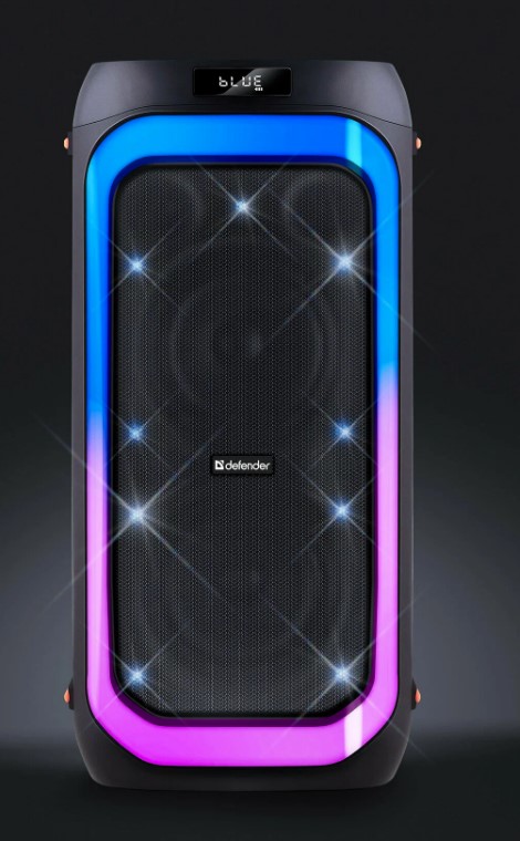 Портативная акустика DEFENDER Orion 60Вт, BT/FM/TF/USB/MIC/Light