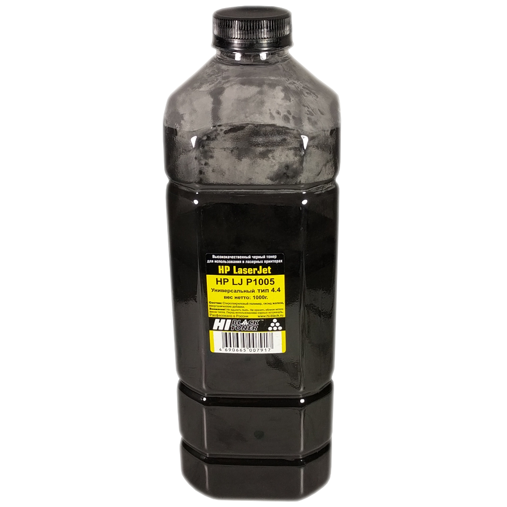 Порошок для принтера HP LJ универсальный Тип 4.4 для СB435A,CE278A,CE285A (Hi-Black),1 кг.,канистра