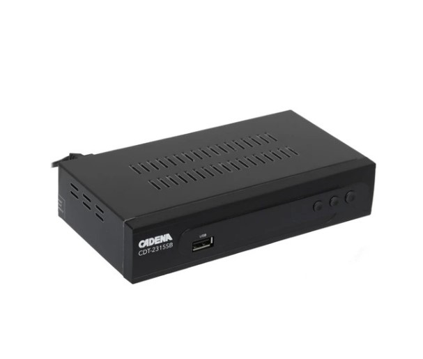 Ресивер DVB-T2 Cadena CDT-2315SB черный