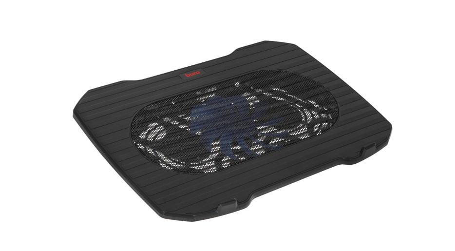 Подставка для ноутбука Buro BU-LCP156-B114 15.6" 357x265x33мм 1xUSB 1x 140ммFAN 345г металл