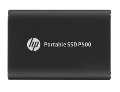 Внешний диск SSD 250GB HP P500 Series Black <7NL52AA> (USB 3.2 Type-C, up to 370/200Mbs, 100TBW)