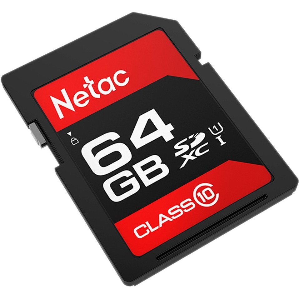 Карта памяти SDXC  64 GB Netac Class10
