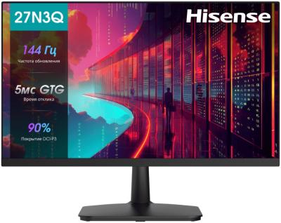 Монитор 27" Hisense 27N3Q IPS FHD чер HDMI VGA 144Hz 250cd Ex
