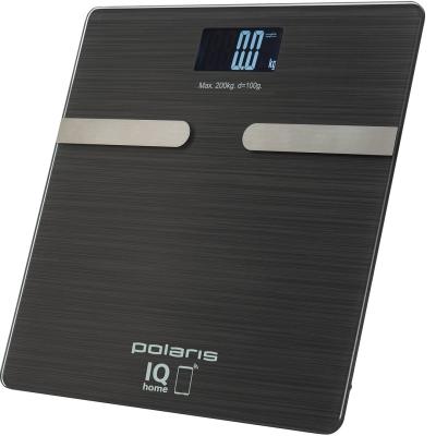 Весы напольные электронные Polaris PWS1892 IQ Home графитовый