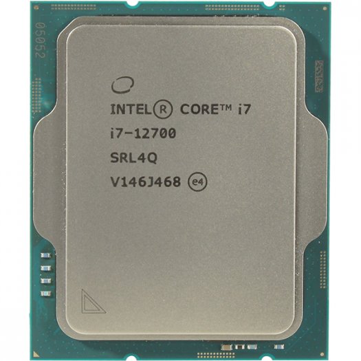 Процессор Intel Core i7-12700(12/20ядер,1.6-4.9ГГц,DDR4-3200/DDR5-4800,UHD770,65-180W,AlderLake)1700
