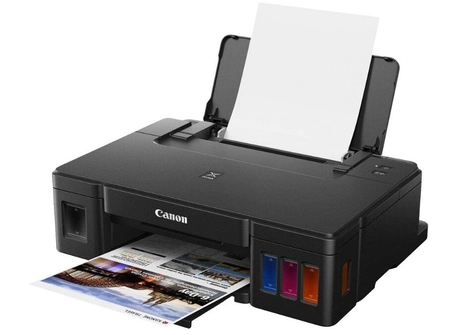 Принтер струйный CANON PIXMA G1010 (СНПЧ,А4,4цв,8.8/5стр./м,4800x1200,USB 2.0,MegaTank GI-790)черный
