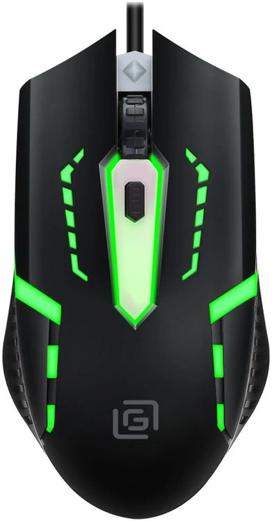 Мышь Oklick 398G черный оптическая (2400dpi) USB (4but) для ноутбука