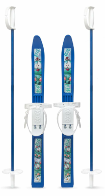 Лыжный комплект детский NovaSport Monster с палками в сетке (75/75) (12)