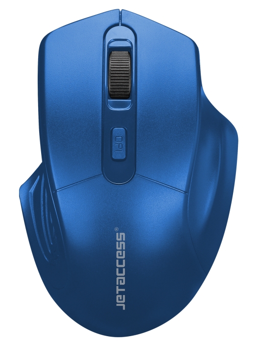 Мышь беспроводная Jet.A Comfort OM-U61G синяя (800/1200/1600dpi, 4 кнопки, USB)
