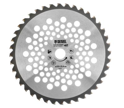 Диск для триммера  Denzel 255 х 25,4 мм, 40 зубьев// 96381