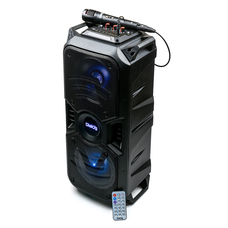 Колонка Dialog Oscar AO-11 - колонка 1.0, 26W RMS, Караоке c микрофоном, BT+FM+USB+SD+LED