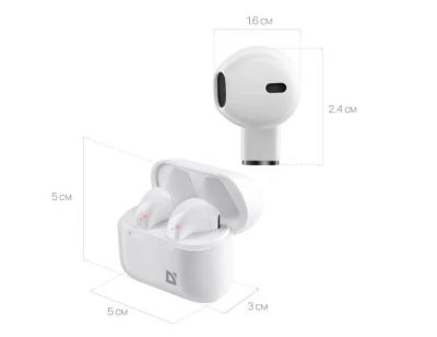Беспроводные BLUETOOTH наушники Twins 955 белый,TWS, Bluetooth