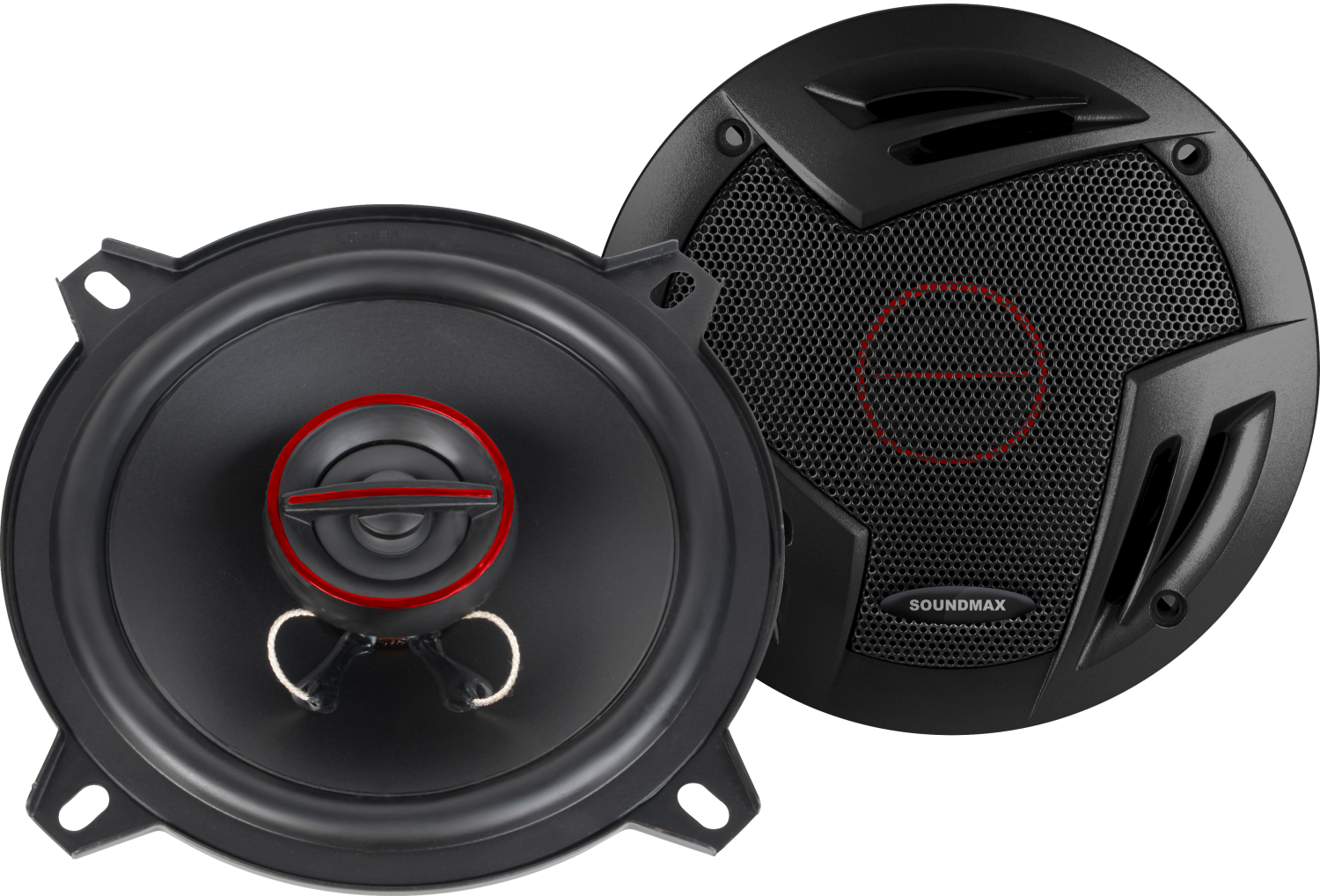 Колонки автомобильные Soundmax SM-CSV502 80Вт 4Ом 13см (5 дюйм) коаксиальные двухполосные