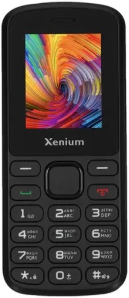 Сотовый телефон Xenium X170 черный (2G,2*SIM, 1,77",160х128, microSD до 32Gb,1000 мАч,FM,BT,Type-C)
