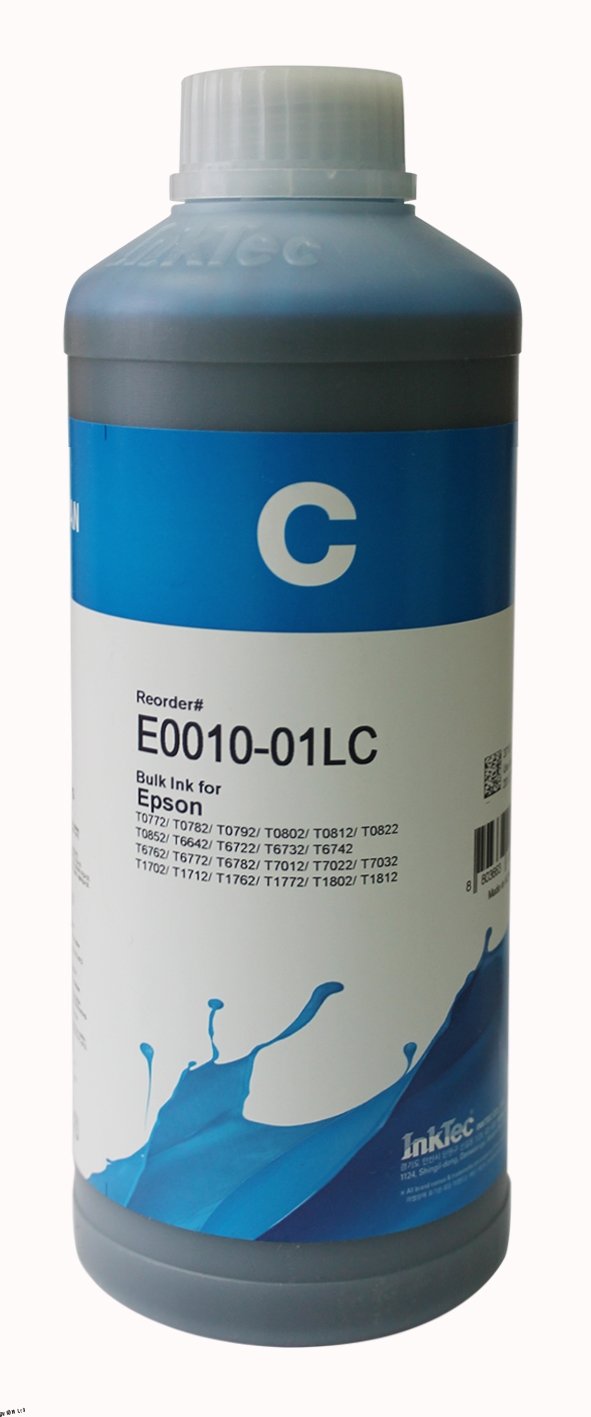 Чернила InkTec [E0010-01LC] 1л в канистре для картриджей Epson T0822