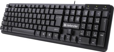 Клавиатура Defender Symbol HB-559 RU,черный,104 кн,1.5м