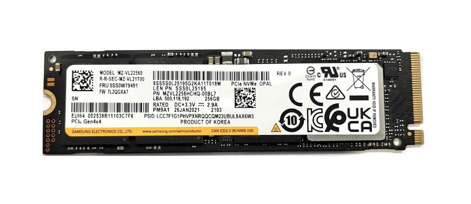 Диск SSD M.2 2280 512Gb Samsung PM9A1 NVMe OEM (PCI-E 4.0 x4, up to 6900/5000MBs) аналог 980 PRO