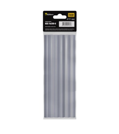Стержни клеевые Kolner KGS 11x200-6 200мм, диам. 11мм, (6шт)