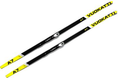 Лыжный комплект VUOKATTI 180 75мм Step (Black/Yellow)
