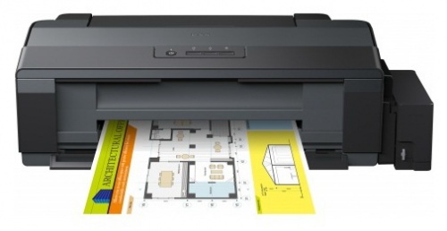 Принтер струйный EPSON L1300 (СНПЧ, А3+, 4цв, 30/17стр./мин (A4), 5760x1440, USB 2.0) 672 черный